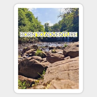 Born To Adventure Sticker